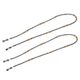 thumbnail image 4 of SHINYPASING 2 Pcs Support de Lunettes Sangle Cordon Perlé Antidérapant Protège Lunettes pour Hommes Femmes Sports, 4 of 8