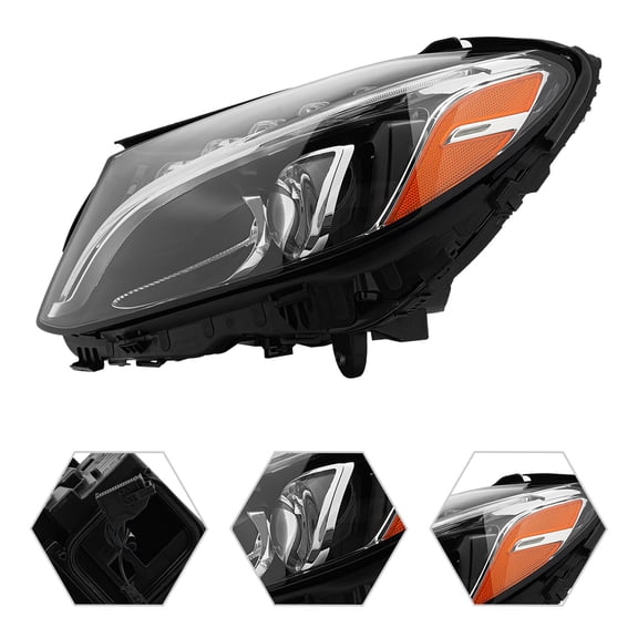 LED Headlight Headlamp Driver Side For 2015-2018 Mercedes Benz C-Class C300 W205
