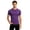 Purple, variant on JTieacloth Men's T Shirts Performance Compression Workout Shirt For Wicking Athletic Top Gym Running Fitness Training Tee With Stretch And Breathable(Red,L)