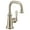 Brushed Nickel, variant on Moen S44101 Colinet 1.2 GPM Single Hole Bathroom Faucet - Gold