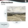 thumbnail image 4 of Stupell Industries Farmhouse Muted Trail Along Fence Canvas Art, 20 x 16, by Riley B, 4 of 8