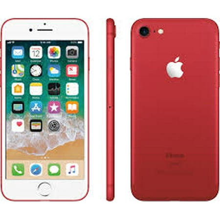 iPhone 7 128GB Red (Unlocked) Refurbished A+ (Best Deals On Iphone 5 At&t)