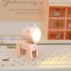 thumbnail image 5 of Lámparas De Plástico Lámpara de escritorio LED recargable por USB con luz nocturna de ciervo rosa para decoración de habitación de niños (1 unidad) JASKFLY, 5 of 7