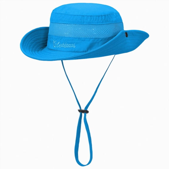 Ymyiu Kids Beach Hat Baby Sun Hat UPF 50 Sun Protection Baby Bucket Hat Summer Beach Hats with Wide Brim for Boys & Girls Size 3-8 Years(Sky Blue, 3-8 Years)