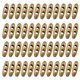 thumbnail image 1 of 50 Piezas de Botones de Madera con Toggle, Botones de Madera en Forma de Aceituna de 30 mm/1.2 Pulgadas con Doble Agujero para Costura DIY de Abrigos, Café Claro, 1 of 7