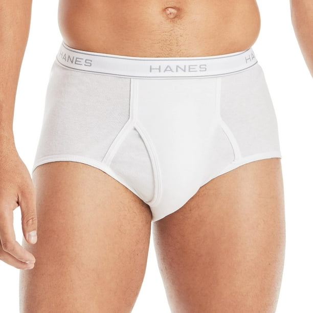 Hanes Men's Tagless No Ride Up Briefs,White (XX-Large, White) at   Men's Clothing store