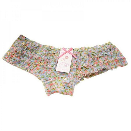 

Clearance Women Bowknot Panties Dot Female Underwear Lace Ruffles Ladies Sheer Panties Butt Lifter Briefs