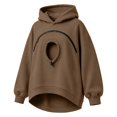 thumbnail image 4 of AURORADY Pet Pouch Hoodie Cat Hoodie with Pouch Pull Pocket for Dogs & Snack Hoodies, Kangaroo Sweatshirt with Dog Pouch Side Zip Pocket Sweatshirt Front Dog & Cat Carrier Sweatshirts, 4 of 9