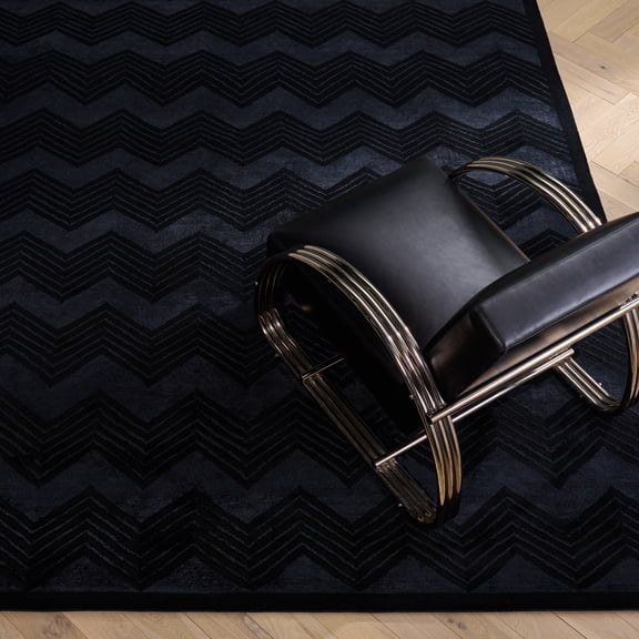 Safavieh Ralph Lauren Odetta Chevron Area Rug, Onyx, 2' x 3'