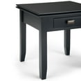 thumbnail image 6 of Artisan Black End Table Solid Wood End Table with Drawer Transitional Design for Living Room or Bedroom Functional and Stylish, 6 of 9