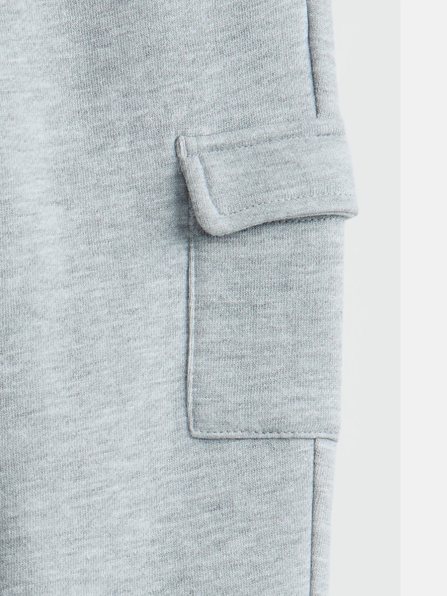 Wonder Nation Toddler Girls Fleece Cargo Jogger Sweatpants, Sizes 12M-5T