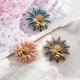 thumbnail image 4 of KAKOWELY Broche de 3 piezas con diseño de abeja y margarita, delicado esmalte, para mujer, 4 of 4