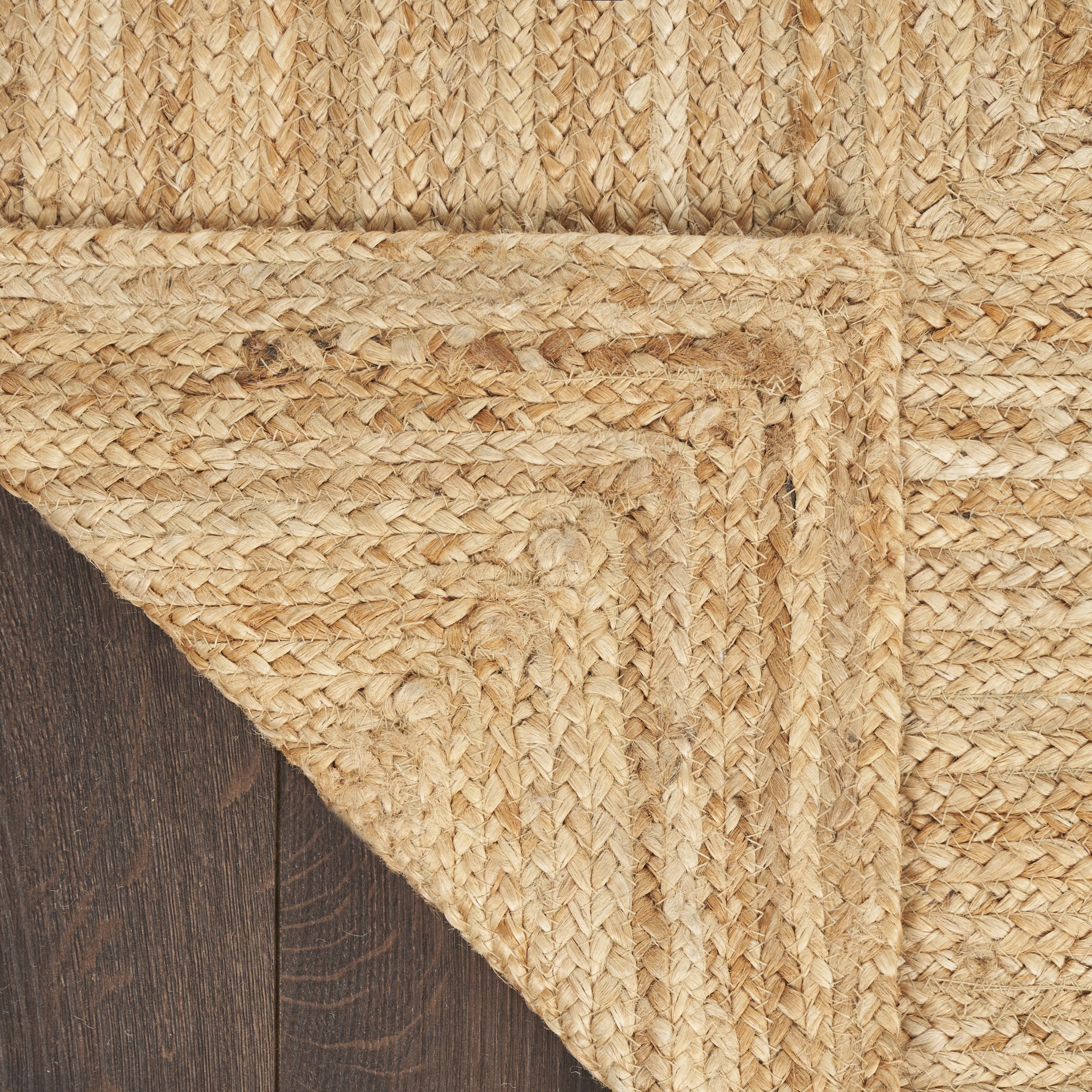 Nourison Natural Jute Coastal, Nautical & Beach Natural 8' x 10' Area Rug (8x10)