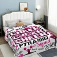 thumbnail image 6 of Cheerleader''s Blanket Cheerleading Gifts Throw Blanket Ultra-Soft Comfortable Cheer''s Flannel Blankets for Girls Teens Kids Bed Sofa Couch All Season Cozy Blanket Birthday Gifts, 6 of 6
