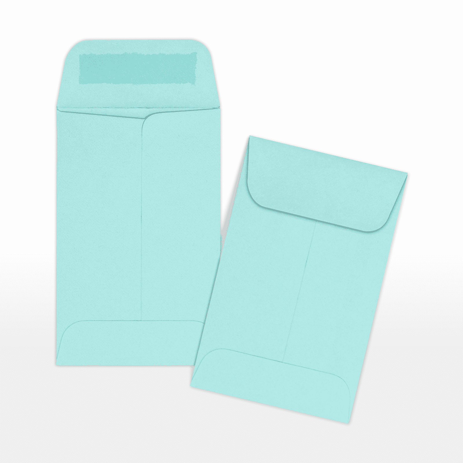 LUXPaper #1 Coin Envelopes W/ Moistenable Glue, Seafoam Green, 2 1/4in x 3 1/2in, 80lb, 1000/Pack
