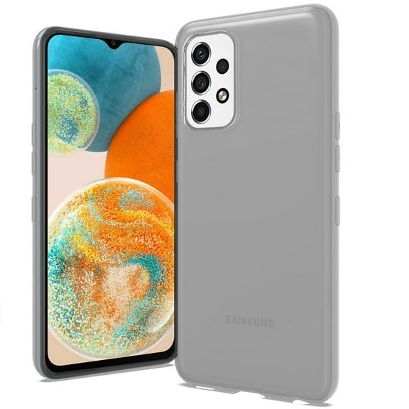 For Samsung Galaxy A23 5G Premium Hybrid Soft Silicone Gummy TPU Gel Candy Skin Flexible Skinny Slim Thin Protector Cover ,Xpm Phone Case [ Clear ]