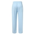 thumbnail image 6 of Pants For Men Relaxed Fit Solid Summer Cotton And Trousers And Style Pants Sweatpants, 6 of 7