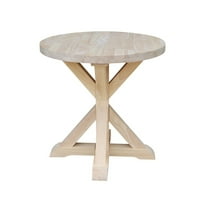 International Concepts Solid Wood Sierra Round End Table