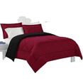 thumbnail image 2 of Edredón Matrimonial Doble Vista Hudson & Main Reversible Rojo y Negro, 2 of 5