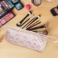 thumbnail image 4 of Pisexur Belleza Maquillaje Bolsa organizadora de viaje, bolsa de almacenamiento portátil que puede guardar secador de pelo y accesorios, viene con un asa lindapara mujeres y hombres, 4 of 4