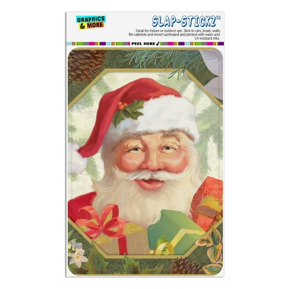 Christmas Holiday Festive Jolly Santa Claus Home Business Office Sign