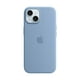 thumbnail image 1 of Funda de silicona para Apple iPhone 15 con MagSafe Winter Blue, 1 of 7