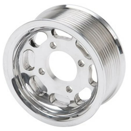 Edelbrock Pulley Tvs 10 Rib 3 875In Polished