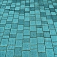 thumbnail image 1 of Ahgly Company Machine Washable Indoor Square Transitional Dark Cyan Green Area Rugs, 6' Square, 1 of 7