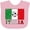 AD-Pink, variant on Inktastic Italian Soccer Boys or Girls Baby Bib