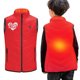 thumbnail image 5 of Camiseta de tirantes con cuello alto y estampado de moda, ropa inteligente con calefacción a temperatura constante para niños y niñas., 5 of 7