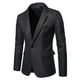 thumbnail image 4 of Chaleco polar con cremallera completa Herrnalise para hombre, chaqueta ajustada informal de color sólido para jóvenes., 4 of 4