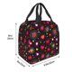 thumbnail image 3 of Fotbe Geometric Hearts Bolsa Térmica con Estampado y Forro de Aluminio Grueso Bolsa de Almuerzo con Bolsillo Frontal para Hombres y Mujeres, Ideal para Trabajo, Escuela, 3 of 8