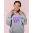 thumbnail image 2 of Drama Queen Quote Hoodie Women -Image by Shutterstock, Female 5X-Large, 2 of 4