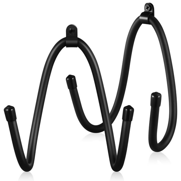 GOOHOCHY 2 percheros universales para sombreros de paja, flexibles, para almacenamiento y exhibición, con tornillos.