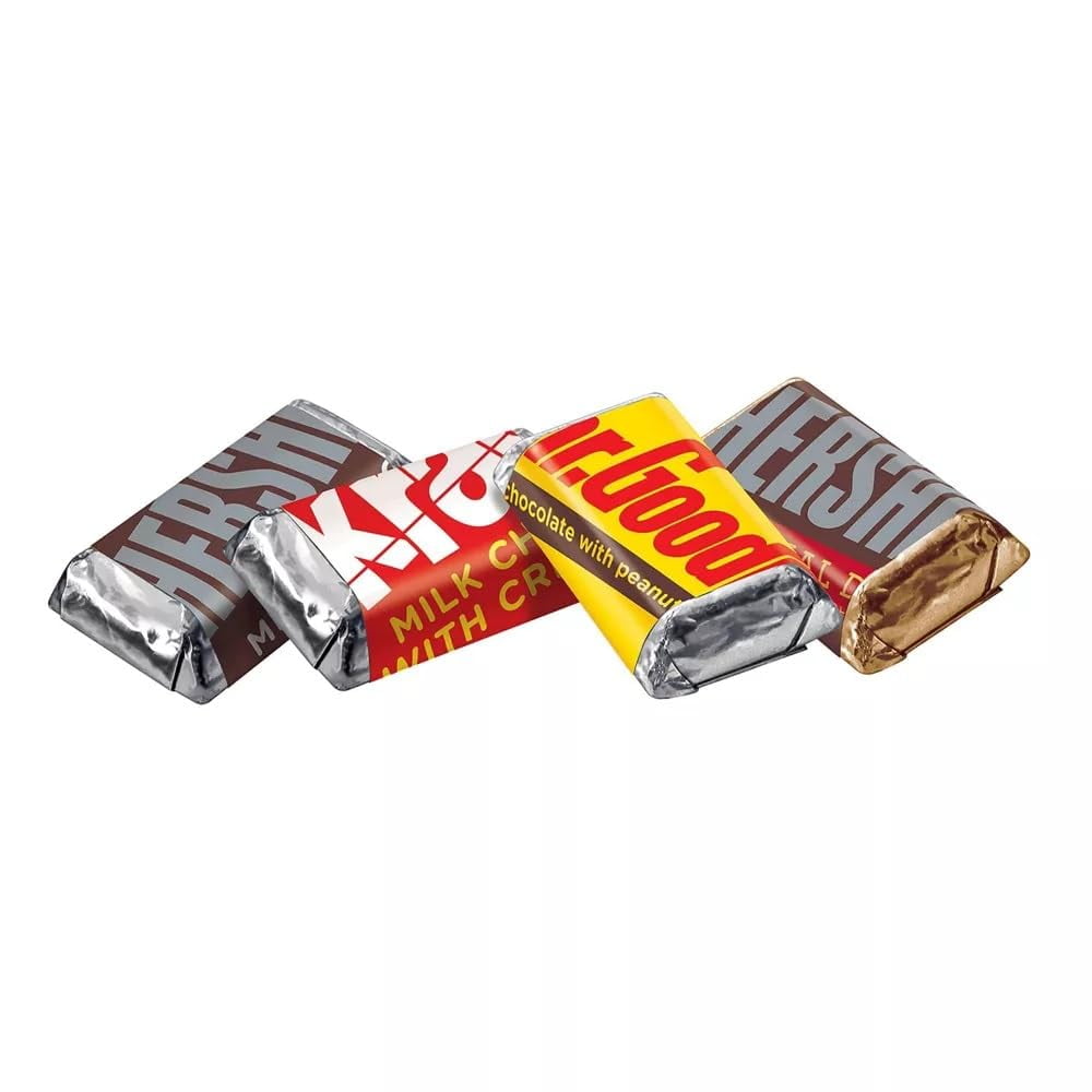 Hershey,S Miniatures Assorted Chocolate Candy - 100 Pieces (2 Pounds) Individually Wrapped Bulk Pack