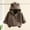 Coffee, variant on Boys Jacket Cute Bear Ear Hooded Zipper Long Sleeve Thick Warm Outerwear Boys Winter Coat 3-4 Years