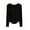 Black, variant on XUNKUSGA Women's Clothing Crew Neck Long Sleeve Crop Tops for Women Casual Loose Womens T Shirts Fashion Solid Color Womens Fall Fashion 2025 M-3XL