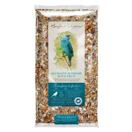 UPC: 0070187021662 | Songbird Selections No Waste Supreme with Fruit Wild Bird Seed Wild Bird Food 5 lb