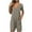 Gray, variant on UAMVSH Jumpsuits for Women Trendy Short Sleeve V-Neck Rompers Wide Leg Pockets Baggy Onesie Shorts Overalls for Summer Ladies