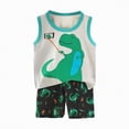 thumbnail image 4 of TOWED22 Toddler Boys Summer Outfits Sleeveless Tank Top Soft Shorts Lightweight Outfit AG,4-5 Y, 4 of 4