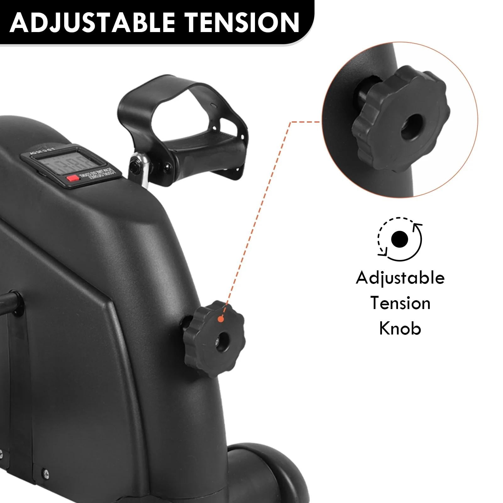BAOKALER Desk Bike Pedal Exerciser, Mini Exercise Bike