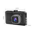 thumbnail image 5 of 3 inch black  driving recorder double lens car mini hidden HD, 5 of 5