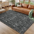 thumbnail image 4 of CAROMIO 10' x 13' Area Rug for Living Room Boho Vintage Indoor Rug with Non Slip Backing, Black, 4 of 7