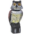 thumbnail image 1 of Generic Owl Decoys 360° Rotating Head Realistic Scarecrow Pest Repellent Garden Protector, 1 of 7