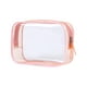 thumbnail image 4 of Bolsa de maquillaje transparente con cremallera, estuche para cosméticos, organizador de cosméticos para Rosa, 4 of 9