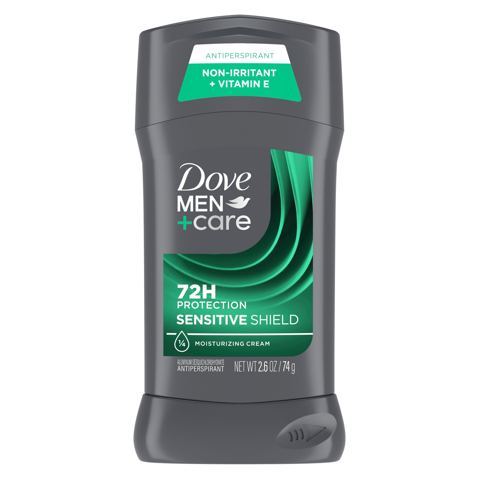 Dove Men+Care Sensitive Shield Antiperspirant Deodorant Stick For Men With 72-Hour Sweat & Odor Protection, Deodorant For Sensitive Skin, With 1/4 Moisturizing Cream, 2.6 oz