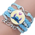 thumbnail image 3 of DisneyStitch-pulsera multicapa azul para niñas, joyería de Anime Lilo & Stitch, pulsera de gemas de tiempo, regalo de cumpleaños para niños, 3 of 5