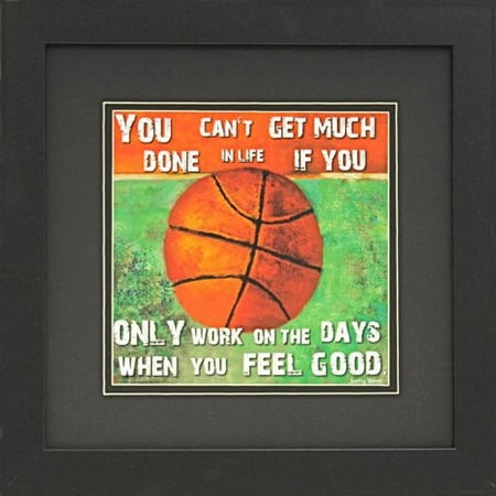 buyartforless Inspirational Basketball Framed Print Poster
