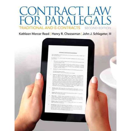 Contract Law For Paralegals Traditional And E Contracts