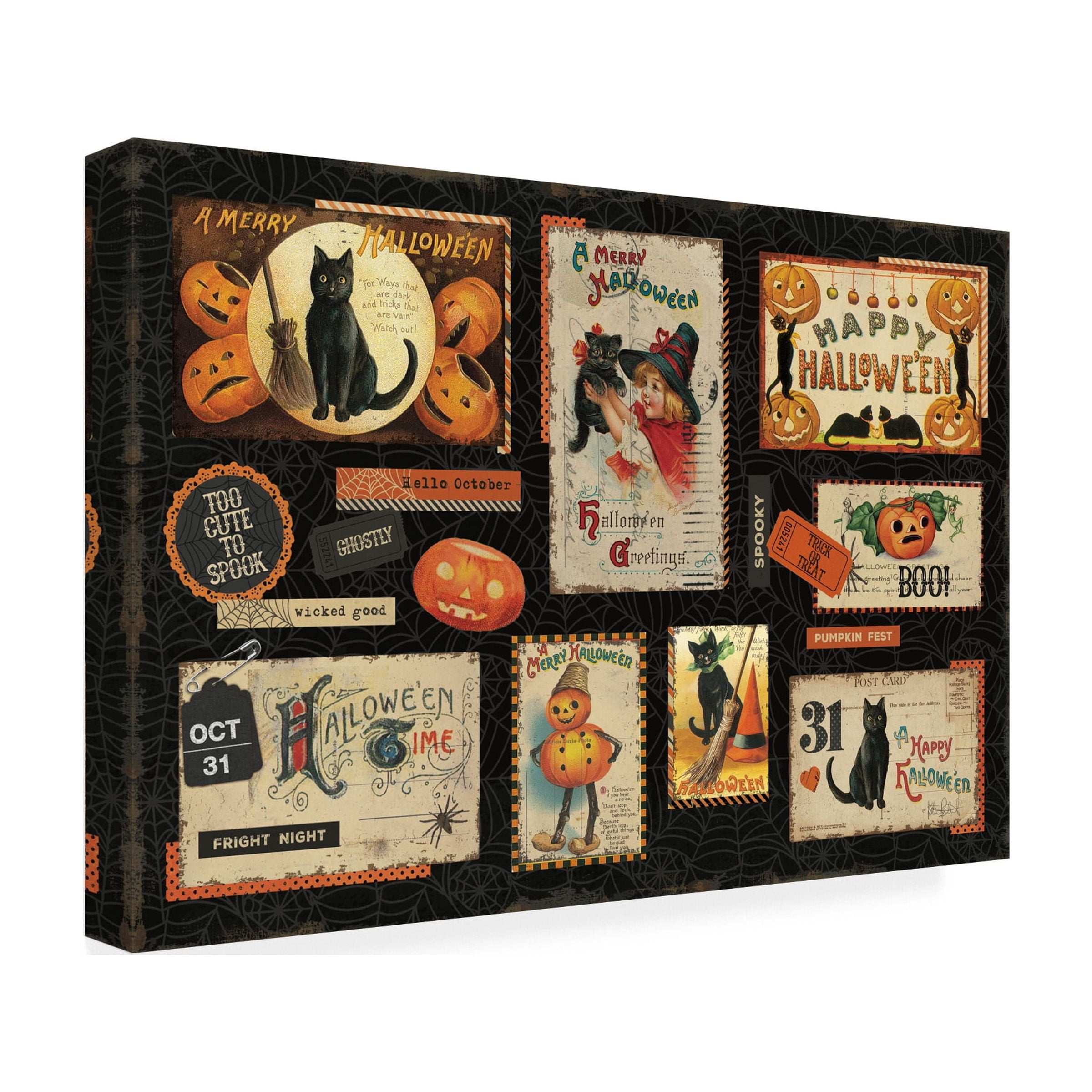 Trademark Fine Art 'Halloween Nostalgia I' Canvas Art by Katie Pertiet